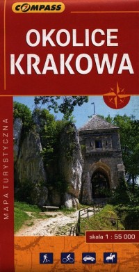 Okolice Krakowa 1:55000 - okładka książki