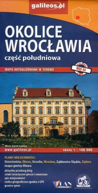 Okolice Wrocławia cz. południowa, - okładka książki