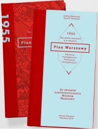 Plan Warszawy 1955 - okładka książki