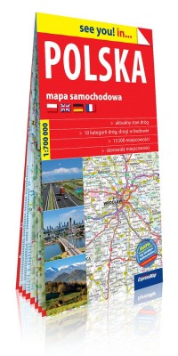Polska Mapa samochodowa 1:700 000 - okładka książki