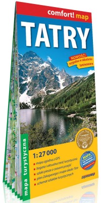 Tatry laminowana mapa turystyczna - okładka książki