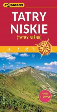 Tatry Niskie mapa turystyczna 1:50 - okładka książki