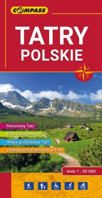 Tatry Polskie mapa turystyczna - okładka książki