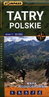 Tatry Polskie mapa ultraodporna - okładka książki
