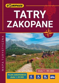 Tatry Zakopane. kieszonkowa mapa - okładka książki