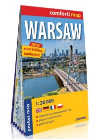 Warszawa (Warsaw) kieszonkowy laminowany - okładka książki