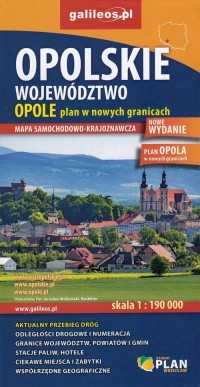 Województwo Opolskie Opole mapa - okładka książki