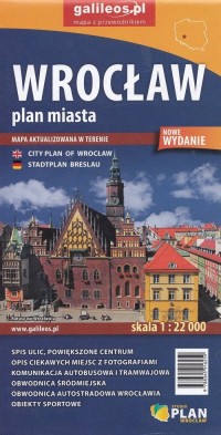Wrocław 1:22 000 - okładka książki