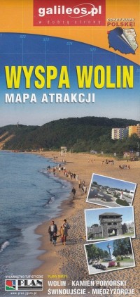 Wyspa Wolin, 1:45 000 - okładka książki
