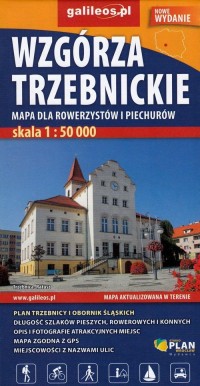 Wzgórza Trzebnickie, 1:50 000 - okładka książki