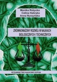 Zrównoważony rozwój w naukach biologicznych - okładka książki