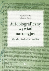 Autobiograficzny wywiad narracyjny. - okładka książki