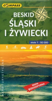 Beskid Śląski i Żywiecki Mapa turystyczna - okładka książki