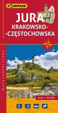 Jura Krakowsko-Częstochowska Mapa - okładka książki