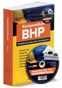 Kompendium BHP. Tom 1. Poradnik - okładka książki