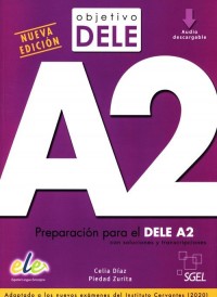 Objetivo DELE A2 Nueva edición - okładka podręcznika