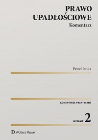 Prawo upadłościowe. Komentarz - okładka książki