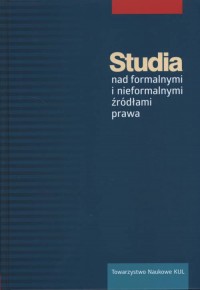 Studia nad formalnymi i nieformalnymi - okładka książki