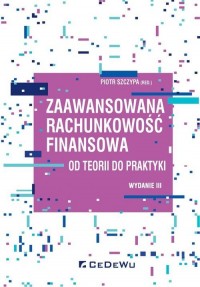 Zaawansowana rachunkowość finansowa - okładka książki