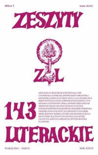 Zeszyty literackie 143/3/2018 - okładka książki