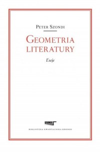 Geometria literatury. Eseje - okładka książki