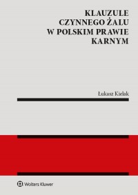 Klauzule czynnego żalu w polskim - okładka książki