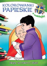 Kolorowanki papieskie. Święty Jan - okładka książki