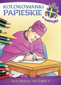 Kolorowanki papieskie. Życie świętego - okładka książki