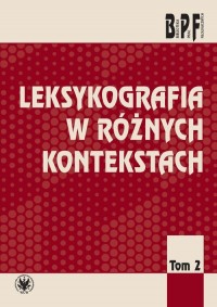 Leksykografia w różnych kontekstach - okładka książki