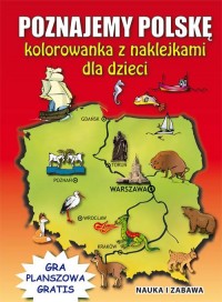Poznajemy Polskę. Kolorowanka z - okładka książki