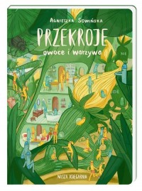 Przekroje owoce i warzywa - okładka książki