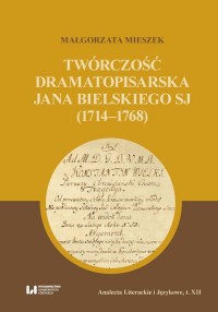 Twórczość dramatopisarska Jana - okładka książki