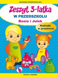 Zeszyt 3-latka W przedszkolu Basia - okładka książki