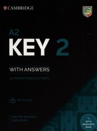 A2 Key 2 Students Book with Answers - okładka podręcznika