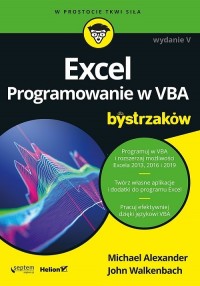Excel Programowanie w VBA dla bystrzaków. - okładka książki