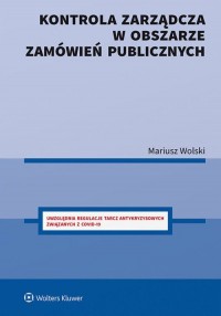 Kontrola zarządcza w obszarze zamówień - okładka książki