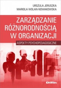 Zarządzanie różnorodnością w organizacji. - okładka książki