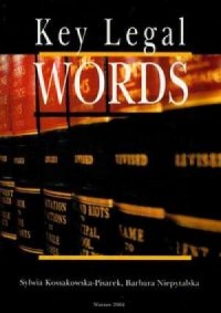 Key legal word - okładka książki