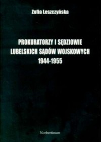 Prokuratorzy i sędziowie lubelskich - okładka książki