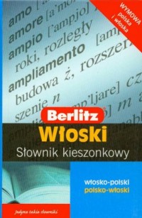Słownik kieszonkowy włos włosko-polski, - okładka książki