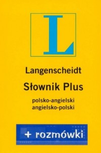 Słownik Plus polsko-angielski, - okładka książki