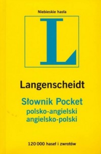 Słownik pocket polsko-angielski, - okładka książki