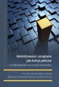 Administrowanie i zarządzanie jako - okładka książki