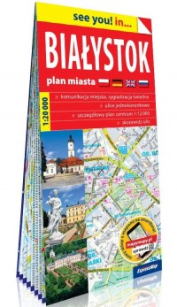 Białystok plan miasta 1:20 000 - okładka książki