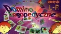 Domino logopedyczne L-R SAMO-POL - okładka książki