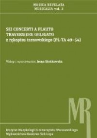 Sei concerti a flauto traversiere - okładka książki