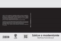 Szkice o modernizmie - okładka książki