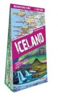 Advanture map Islandia/Iceland - okładka książki