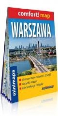 Comfort! map Warszawa 1:26 000 - okładka książki