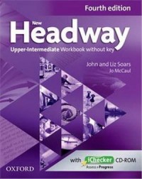 Headway 4E Upper-Interm WB without - okładka podręcznika